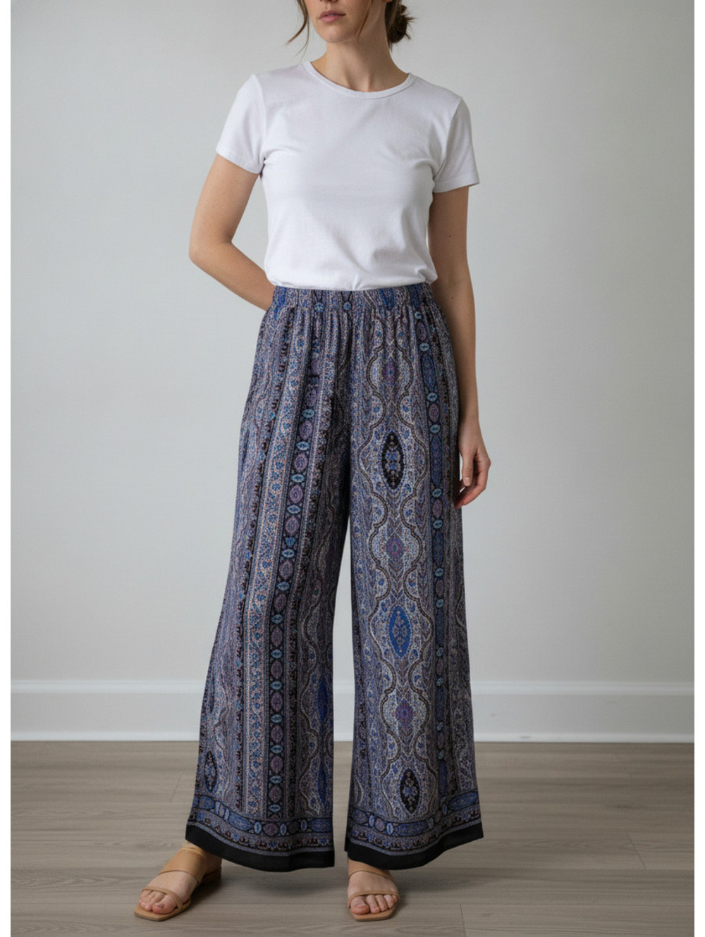 Anthropologie Band of Gypsies Boho Wide Leg Pants XS
